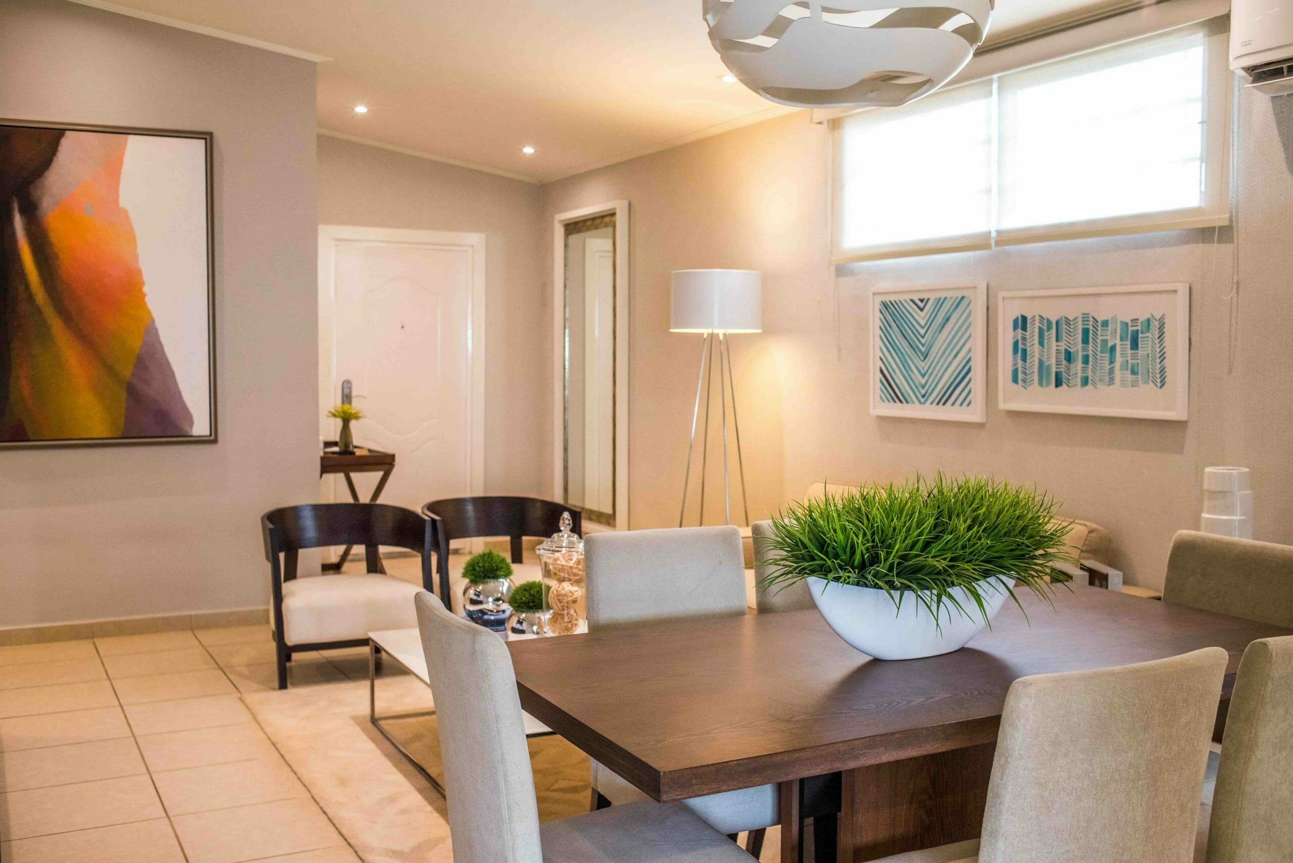Interior de una casa en Brisas del Golf Arraiján.
